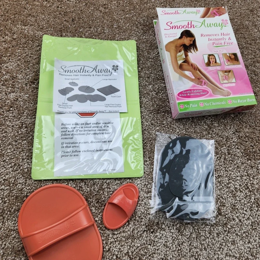 Smooth Away No Shave Pubic Hair Removal As Seen On TV  Easy 1‎ 2 3 New Sealed